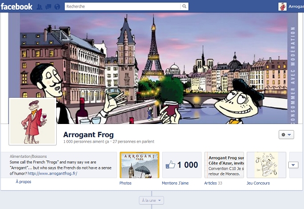 Facebook timeline arrogant frog