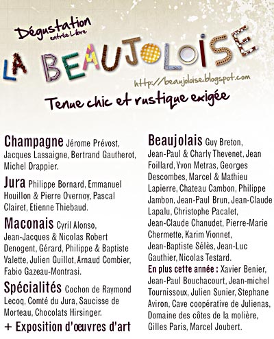 la beaujoloise 2009 affiche