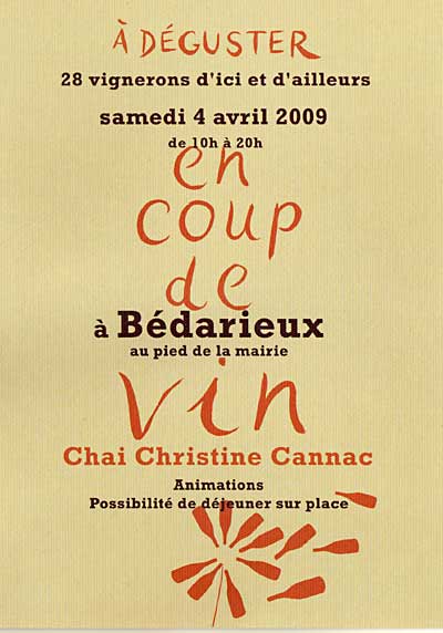 affiche chai christine