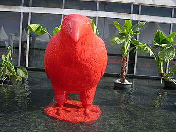 oiseau oeuvre artistique vinexpo bordeaux