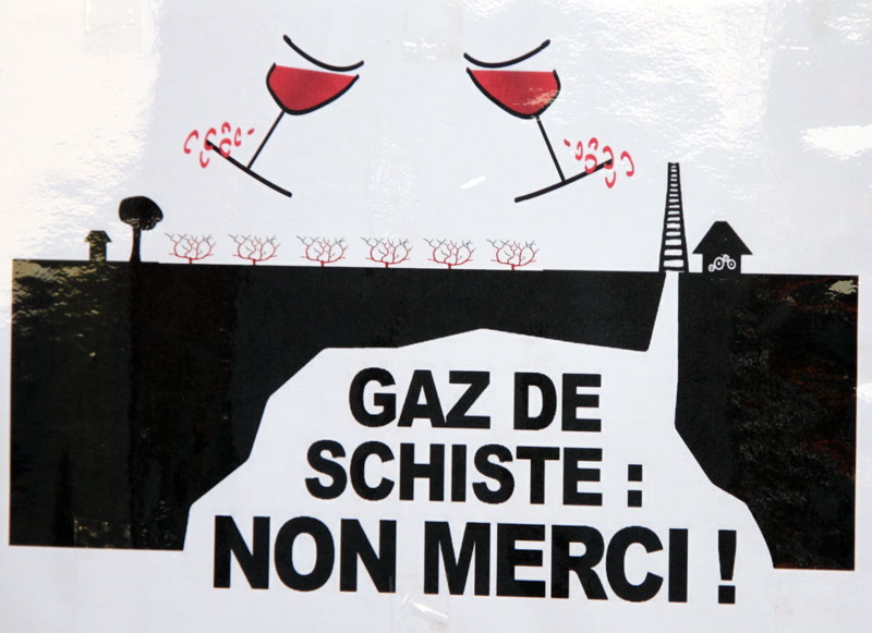 affiche gaz de schiste