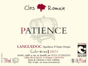 patience clos romain languedoc