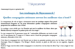 Skyscanner compare les prix, les vins et d’autres choses encore ?