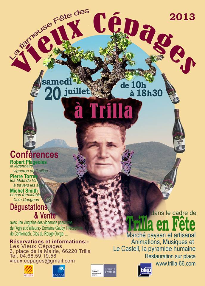 Fête des vieux cépages à Trilla dans le 66, jeunes vignerons et vins d’exception